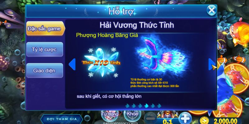Tính năng đặc biệt của các sinh vật game bắn cá